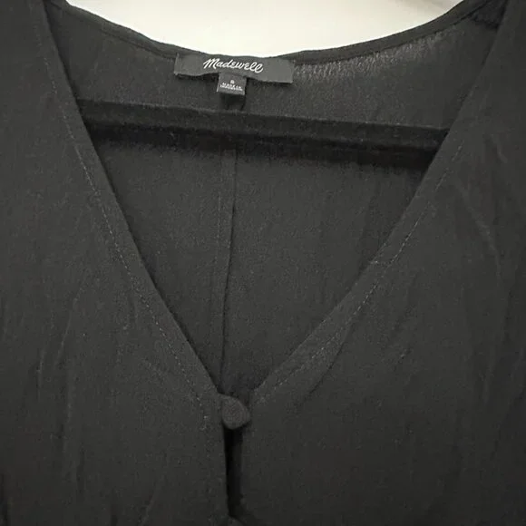 Madewell Heather Long Sleeve Button Front Dress size Small - Picture 3 of 4